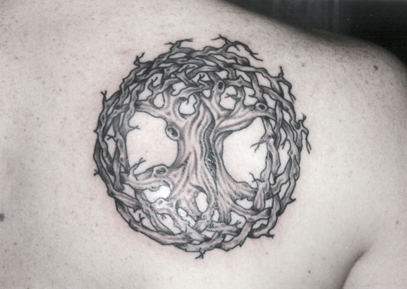 Knurly Tree of Life Tattoo by Captain Bret c1981