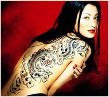 For many years, traditional Japanese tattoos were associated with