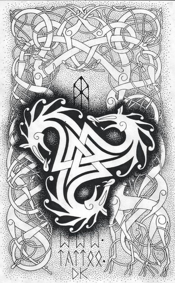 Many tattoo artists have designed Viking tattoos, which ...