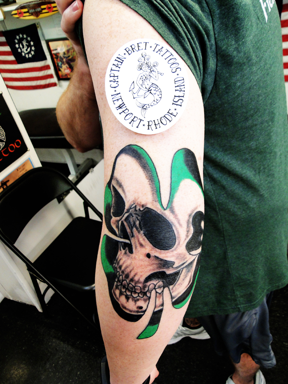 irish skull tattoos